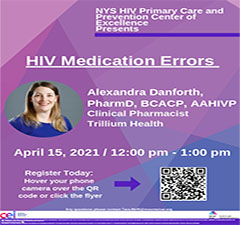 Statewide Webinar: HIV Medication Errors